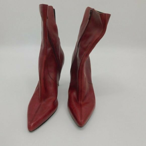 Nine West Red Ankle Boots - Picture 3 of 4